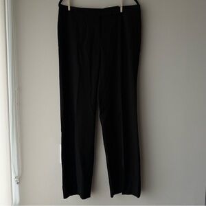 ESCADA 100% Wool Black Tailored Straight Leg Pants EU 42 US 10